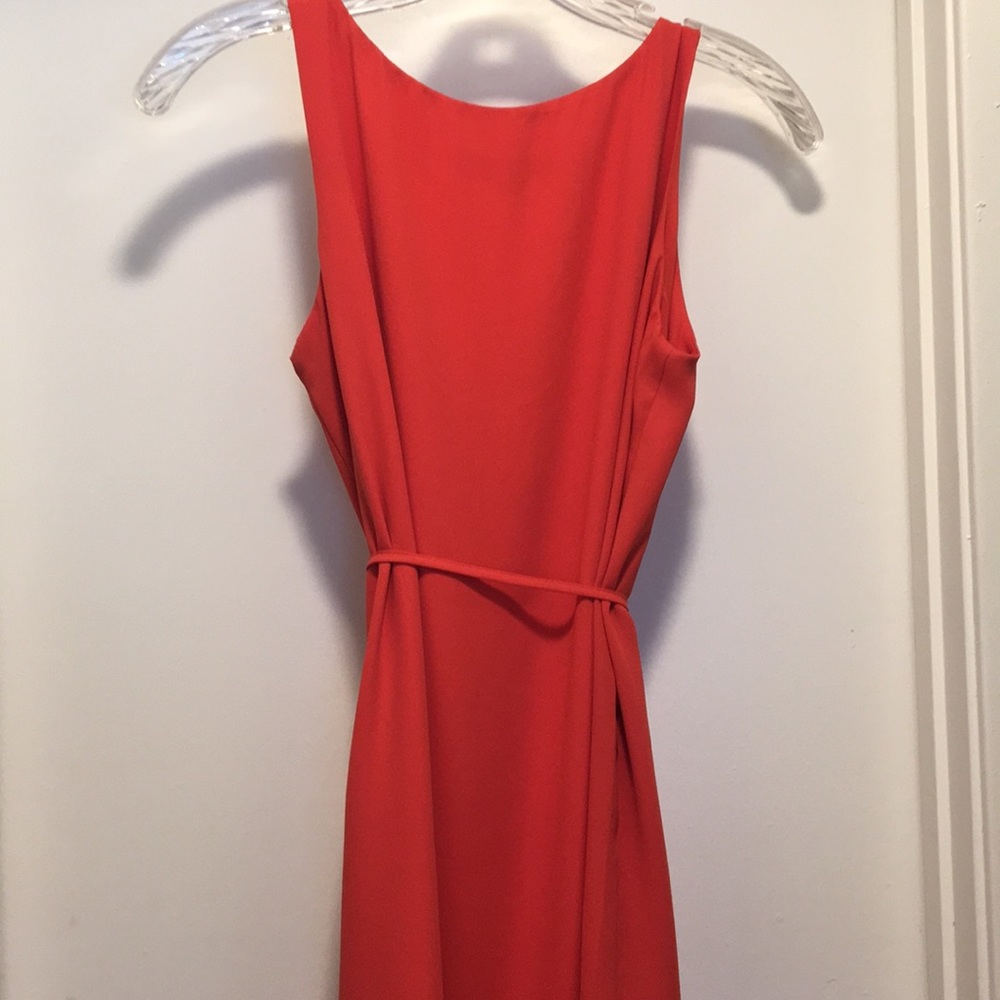 Bright Orange LOFT Shift Dress - Picture 4 of 4